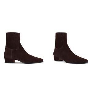 Steve Madden Dusty Boot in Chocolate Brown Suede